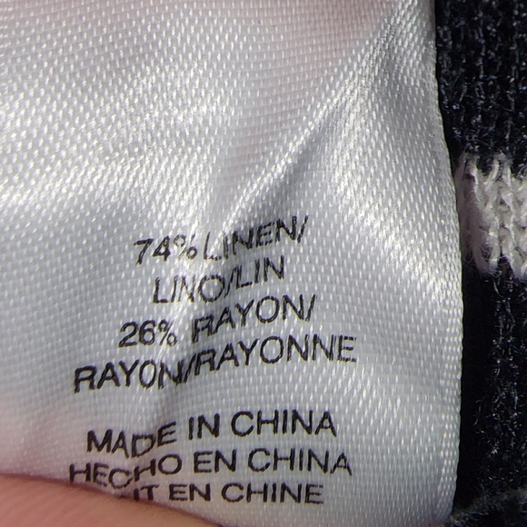 Anne Klein Striped Medium Sleeveless Top - Picture 3 of 3